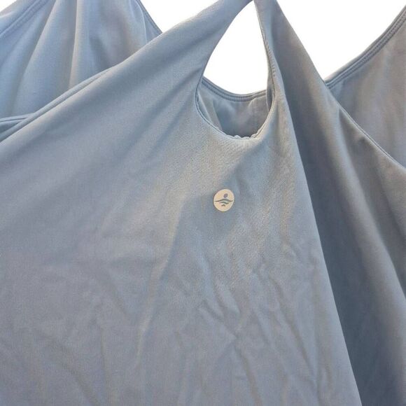 Halara Women's Blue Nylon/Spandex Tennis Dress with Briefs - Picture 5 of 11